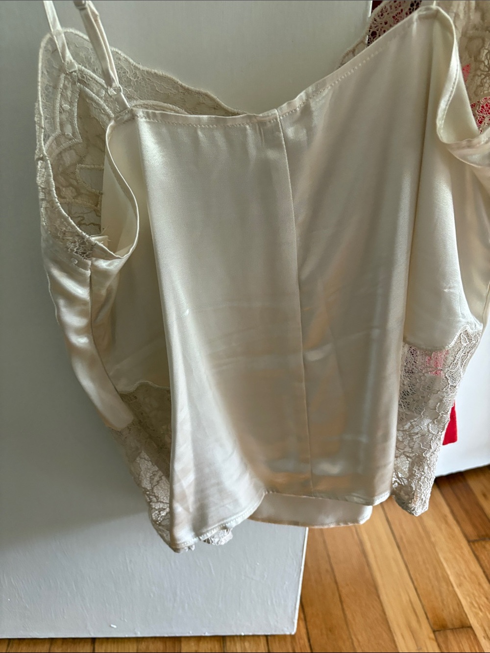 H&M Cream Satin Lace Cami - Picture 3 of 4